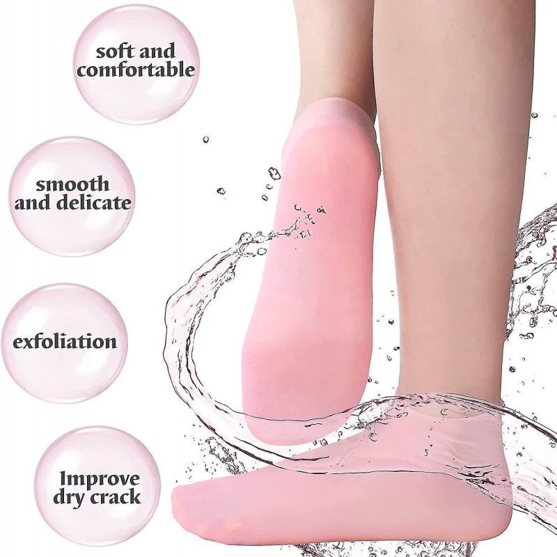 Pair Silicone Gel Socks