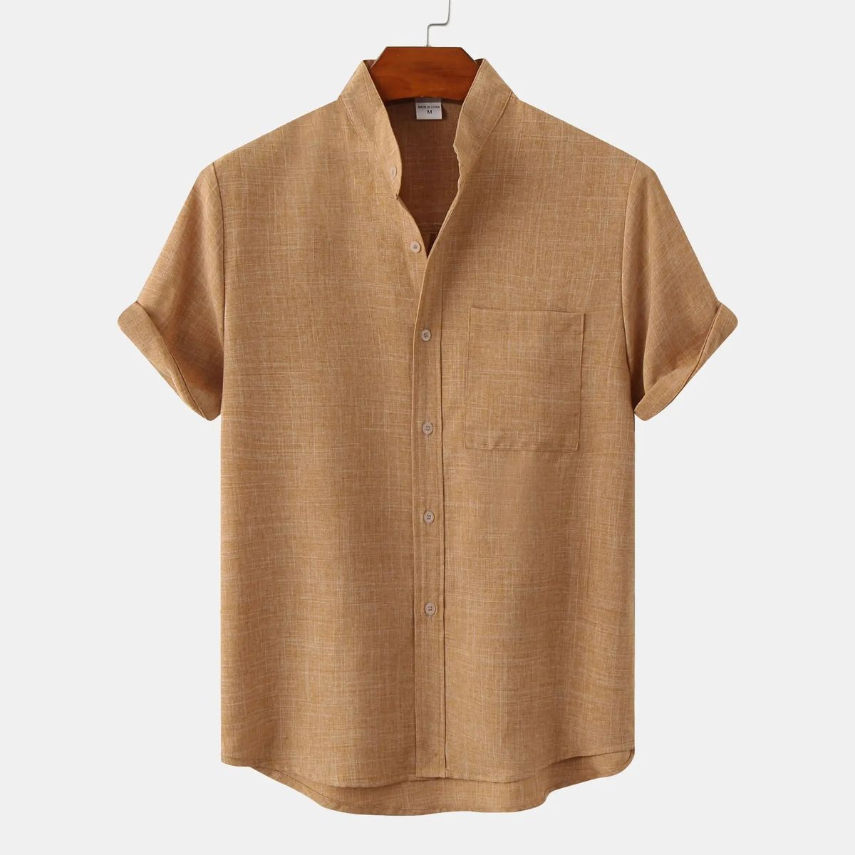 Leandro Sunshine Linen Shirt Pine