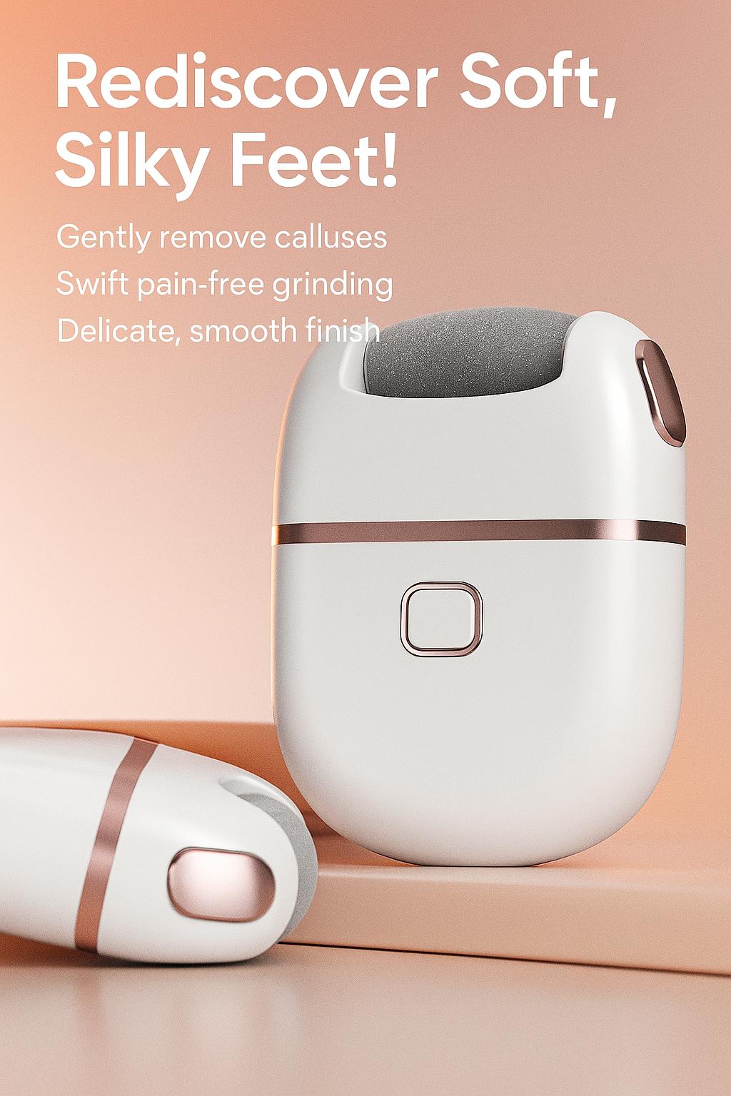 Rechargeable Electric Foot Callus Remover – Portable Pedicure Tool for Smooth, Soft Feet