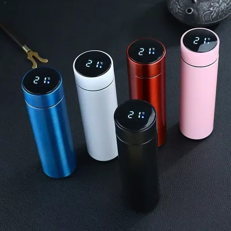 Temperature Measuring Thermos Bottle